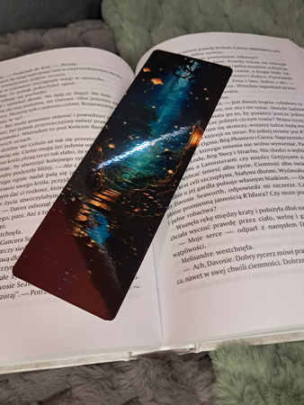 Zakładka do książki "Magiczna leśna ścieżka" (jednostronna)