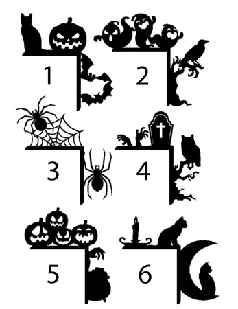 Rama na drzwi Halloween