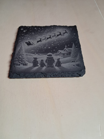 Kamienne podstawki pod kubek zestaw x4szt (Sanie)