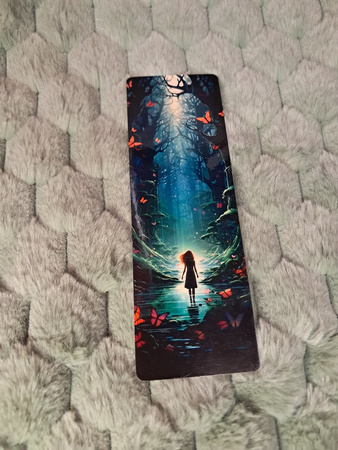 Zakładka do książki "Magiczny las" (jednostronna)