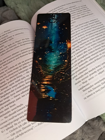 Zakładka do książki "Magiczna leśna ścieżka" (jednostronna)