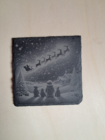 Kamienne podstawki pod kubek zestaw x4szt (Sanie)