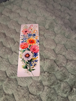Zakładka do książki kwiatowa (jednostronna)
