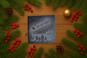 Kamienne podstawki pod kubek zestaw x4szt (Sanie)