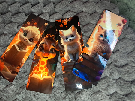 Zakładka do książki "Lisek" (dwustronna)