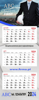 Kalendarz trójdzielny Maxi