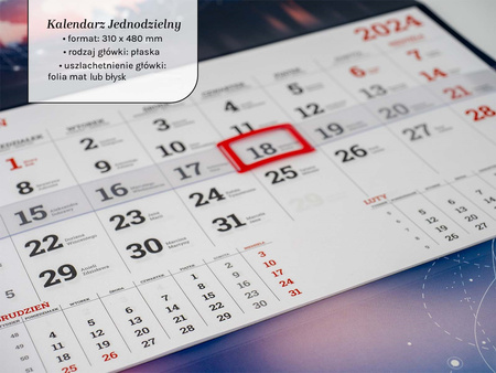 Kalendarz jenodzieln