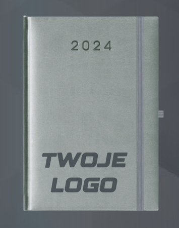 Kalendarz książkowy z gumką A5 Vivella 