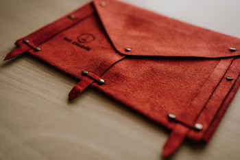 Koperta z zamszu 15x21